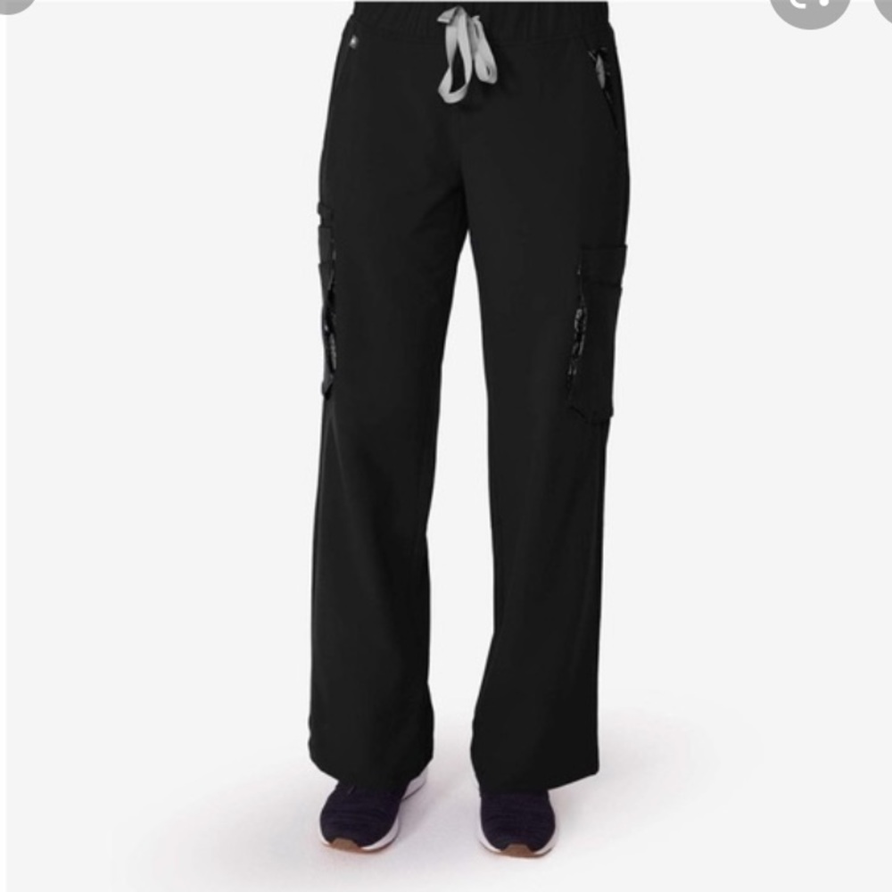 Figs Wide Leg Cargo Pants